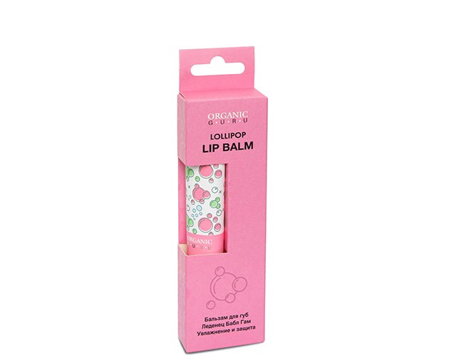 ORGANIC GURU Hygienic Lip Balm LOLLIPOP